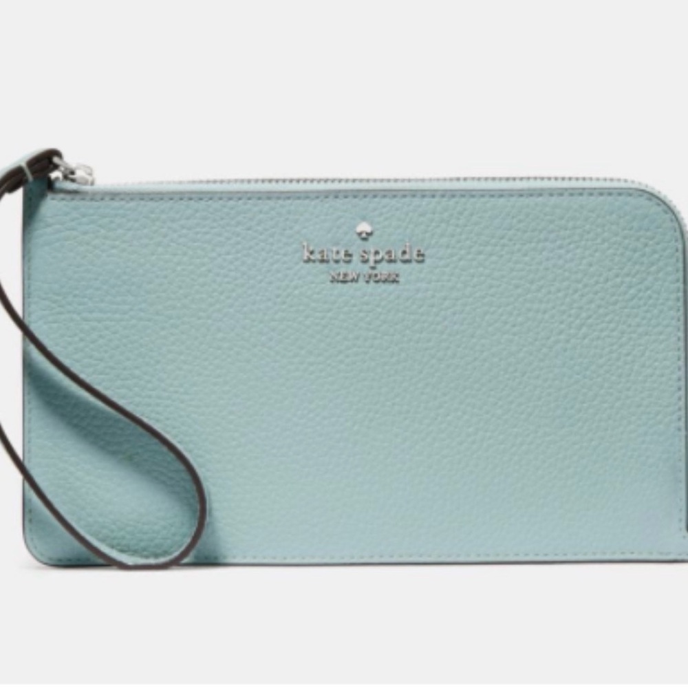 Kate Spade Lucy pebbled leather Wristlet NWT